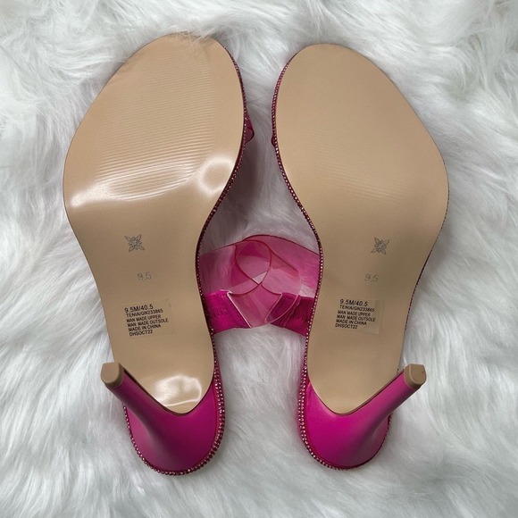 New Women’s BCBGeneration Tenia With Translucent Straps And Rhinestones Size 9.5 - Picture 6 of 6